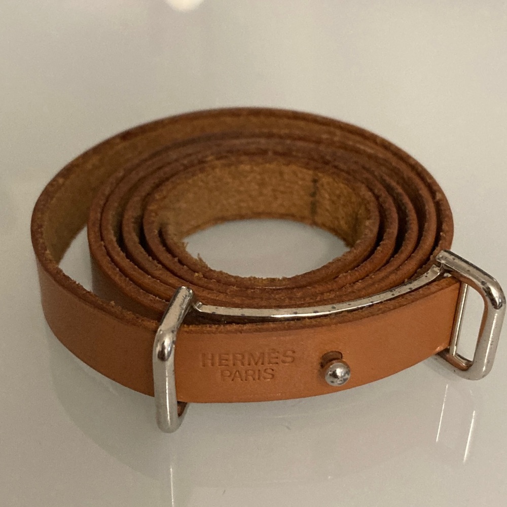 Auth Hermes Api II Triple Tour Bracelet - Picture 2 of 8